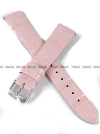 Skórzany pasek do zegarka Aviator Aviator V.1.33.0, 16 mm, Różowy