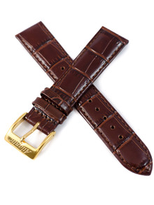 Pasek do zegarka skórzany Atlantic - PA ATL SKORA BRAZ KROK-P 20G - 20 mm