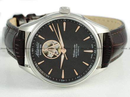 Zegarek Męski Atlantic Worldmaster Open Heart 52780.41.81R - Limitowana Edycja