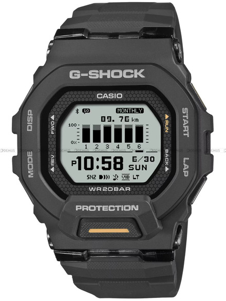 Zegarek Męski G-SHOCK G-SQUAD Bluetooth GBD 200 1A1ER - Kompatybilny z aplikacją Strava