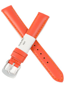 Pasek skórzany do zegarka - Rochet New York 3011419XS - 14 mm - Różowy