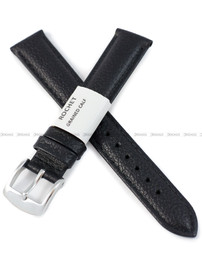 Pasek skórzany do zegarka - Rochet Boston 6020501 - 16 mm - Czarny
