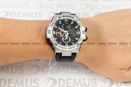 Zegarek Casio G-Shock Radio Controlled GST-B100-1AER Męski, Kwarcowy, Wskazówkowo-Elektroniczny