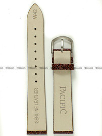 Skórzany pasek do zegarka Pacific W42.18.2, 18 mm, Brązowy