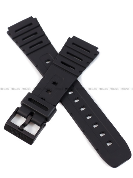Pasek do zegarka z tworzywa Casio W-720-CA-53, 20 mm, Czarny