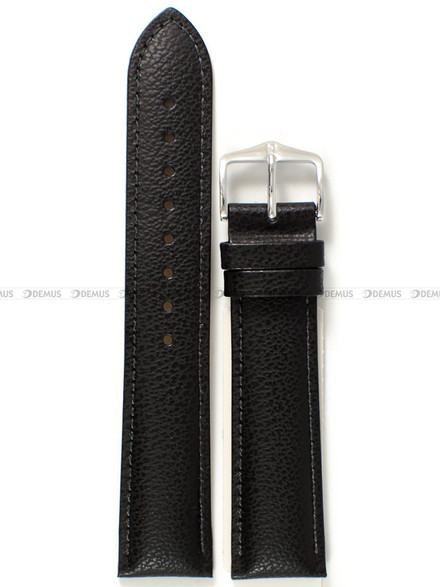 Skórzany pasek do zegarka Hirsch 04302050-2-20, 20 mm, Czarny