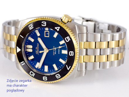Bransoleta do zegarka Balticus Deep Water 24 mm - Bikolor