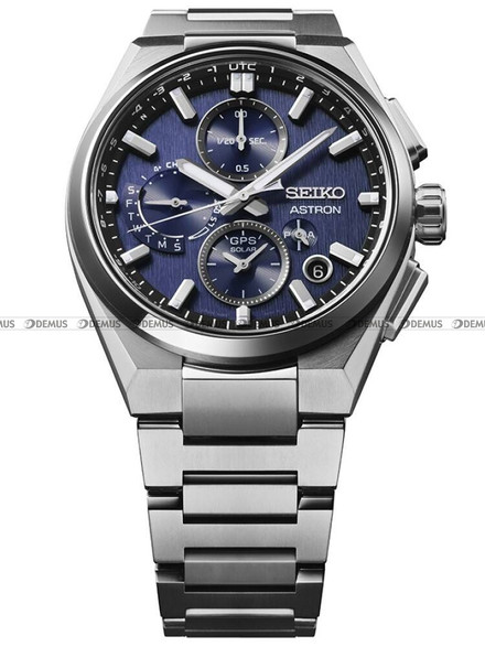 Zegarek Męski Astron GPS Solar 5X Dual-Time Chronograph SSH161J1