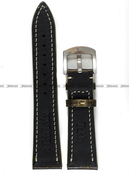 Pasek skórzany do zegarka - Tekla PT64.22.31.31 - 22 mm