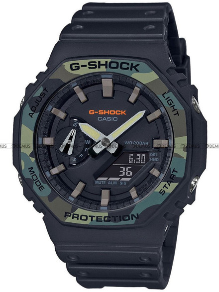 Zegarek Casio G-SHOCK GA-2100SU-1AER Męski, Kwarcowy, Wskazówkowo-Elektroniczny