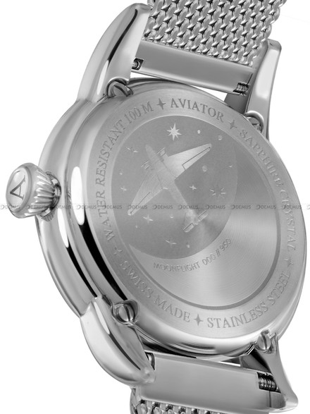 Zegarek Damski Aviator Douglas MoonFlight Diamonds Edition V.1.33.0.361.5