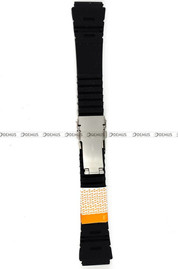 Poliuretanowy pasek do zegarka Diloy SBR33.20.1, 20 mm, Czarny