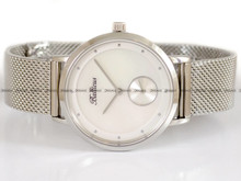 Zegarek Damski Balticus New Sky, silver, white pearl - W zestawie dodatkowy pasek