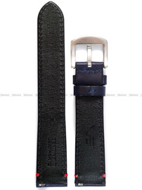 Pasek skórzany niebieski do zegarka Vostok Europe N-1 Rocket NH35A-125A748 - 20 mm