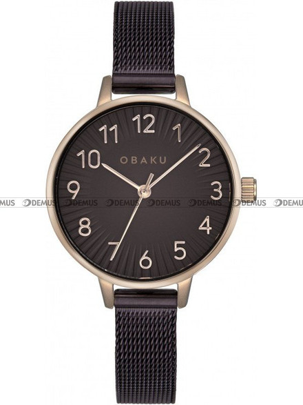Zegarek Obaku V237LXVNMN Damski, Kwarcowy, Wskazówkowy
