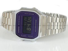 Zegarek Casio RETRO A168WEM-1EF Unisex, Kwarcowy, Elektroniczny