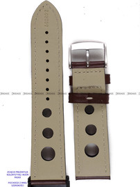 Pasek skórzany do zegarka - Condor 682R.02.20.W - 20 mm