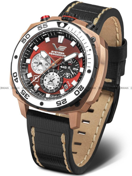 Zegarek Męski Vostok Europe Systema Periodicum Phosphorus VK67-650E724