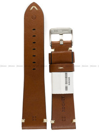 Pasek skórzany do zegarka - Rochet Harrison 7442203ST13 - 22 mm - Brązowy