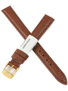 Pasek skórzany do zegarka - Rochet Opaline 5381203ST - 12  mm - Brązowy