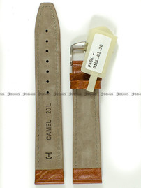 Skórzany pasek do zegarka Horido PASK-018L.03.20S, 20 mm, Brązowy