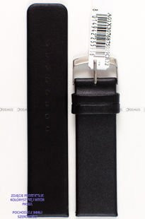 Skórzany pasek do zegarka Morellato A01X3076875019CR24, 24 mm, Czarny