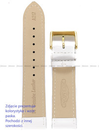 Pasek skórzany do zegarka - Chermond A217.24.22-G - 24 mm