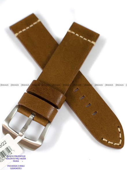 Pasek skórzany do zegarka - JVD R42303/20 - 20 mm