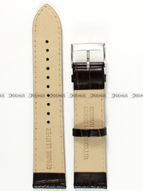 Skórzany pasek do zegarka Orient UDDWHST, 22 mm, Brązowy