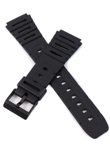 Pasek do zegarka z tworzywa Casio W-720-CA-53, 20 mm, Czarny