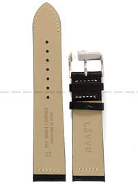 Pasek skórzany do zegarka - LAVVU LSLUB22 - 22 mm