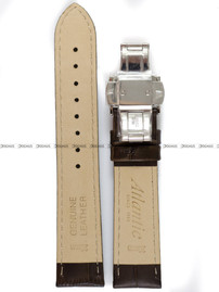 Pasek do zegarka skórzany Atlantic - SKORA BRAZ KROK-M 20SM - 20 mm - z zapięciem motylkowym