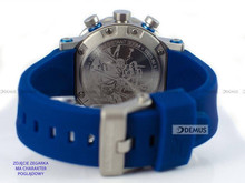 Pasek silikonowy ciemny niebieski do zegarka Vostok Europe Lunokhod 6S30-6205213 - 25 mm