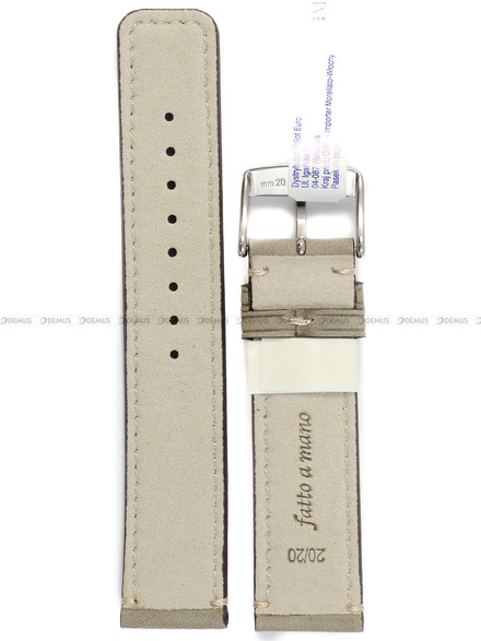 Pasek do zegarka skórzany - Morellato Coubert A01X6021C38125CR20 - 20 mm