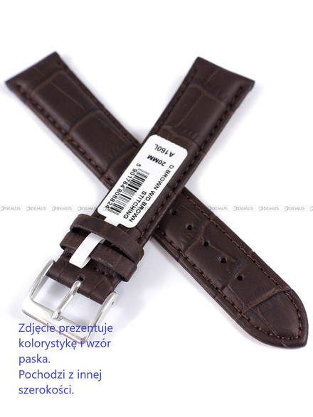 Pasek skórzany do zegarka - Chermond A160L.24.2.2-S-XL - 24 mm