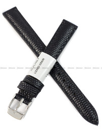 Pasek skórzany do zegarka - Rochet Opaline 5381201ST - 12  mm - Czarny