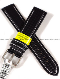 Skórzany pasek do zegarka Morellato A01U3586977817CR20, 20 mm, Czarny