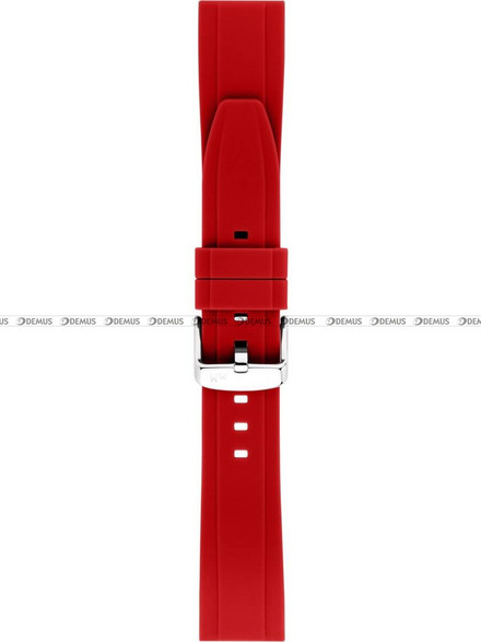 Pasek silikonowy do zegarka - Morellato Moon A01X6060556083CR20 - 20 mm