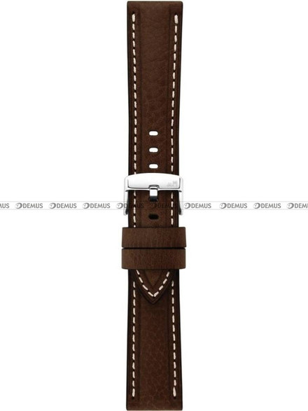 Pasek skórzany do zegarka - Morellato Carra A01X6023E22032CR24 - 24 mm