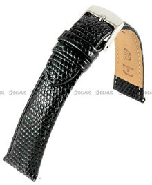 Skórzany pasek do zegarka Horido 0065.01.18S, 18 mm, Czarny