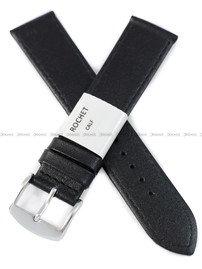 Pasek skórzany do zegarka - Rochet Leeds 6130701 - 20 mm - Czarny