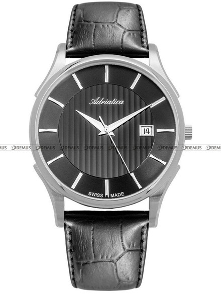 Zegarek Adriatica Mens strap A1246.5214Q Męski, Kwarcowy, Wskazówkowy