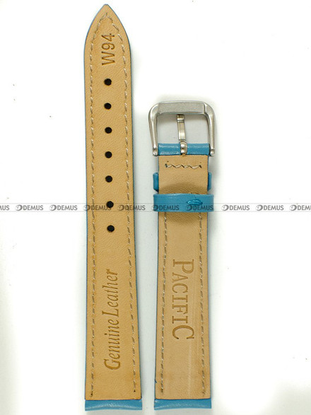 Skórzany pasek do zegarka Pacific W94.16.51.51, 16 mm, Niebieski