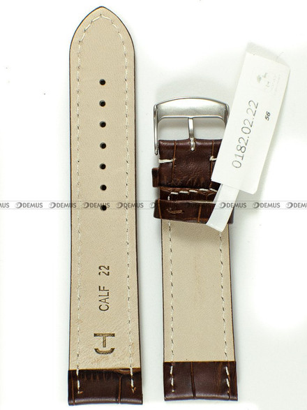 Skórzany pasek do zegarka Horido 0182.02.22S, 22 mm, Brązowy