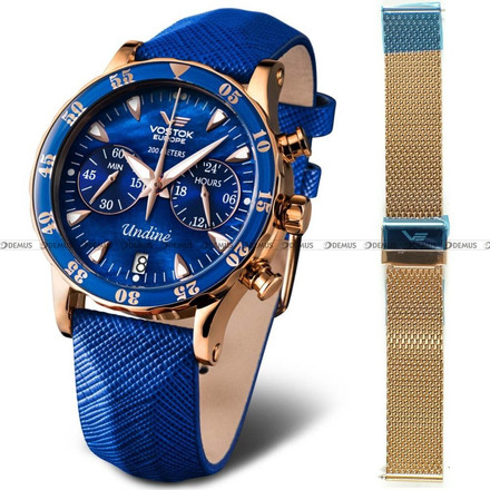 Vostok Europe Undine VK64-515B670B Zegarek Damski - Zestaw