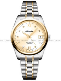 Zegarek Damski Automatyczny z Diamentami Adriatica A3198.2181DA - W zestawie rotomat