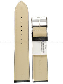 Pasek skórzany do zegarka - Rochet Neptune 7230801 - 22 mm - Czarny