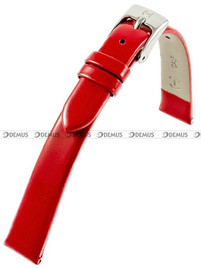 Skórzany pasek do zegarka Horido D0504.06.14S, 14 mm, Czerwony