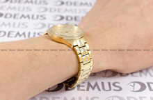 FujiTime M7111Q-Gold-Gold Zegarek Damski