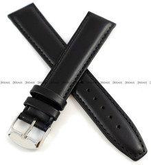 Skórzany pasek do zegarka Horido 0077L.01.20S, 20 mm, Czarny